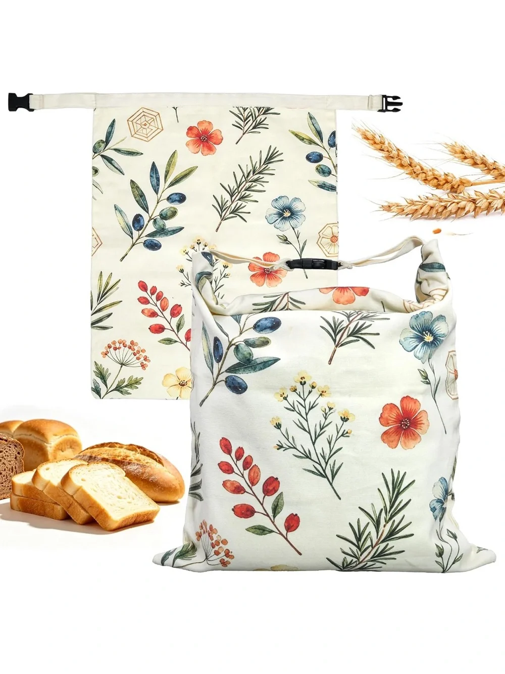 Beeswax Bread Bags for Sourdough & Homemade – Reusable2-pack.